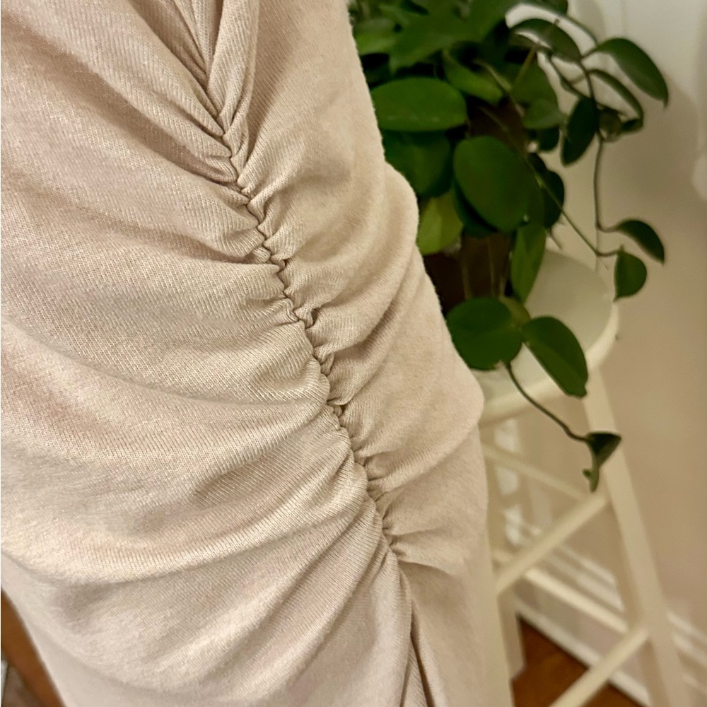 Vince Creamy Beige Sleeveless Maxi Dress - Picture 2 of 10